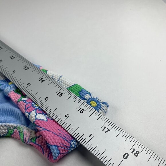 Jessica Simpson Crazy Daisy Shirred-Side Hipster Bikini Bottom Women Large Multi - Picture 5 of 7